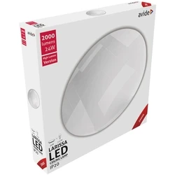 Πλαφονιέρα Οροφής Avide LED Μοντέρνα Larissa 24W 375*70mm Θερμό 3000K