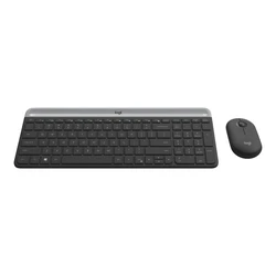 Logitech MK470 Slim Ασύρματο Σετ Πληκτρολόγιο & Ποντίκι (DE Layout) - 920-009188