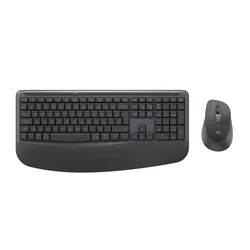 Logitech Comfort Plus MK880 For Business Ασύρματο Σετ Πληκτρολόγιο & Ποντίκι International English Γκρι