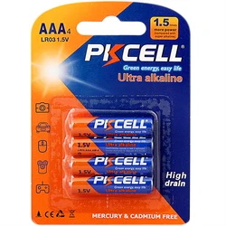 Αλκαλικές Μπαταρίες Pkcell Ultra LR03 AAA (4τμχ)