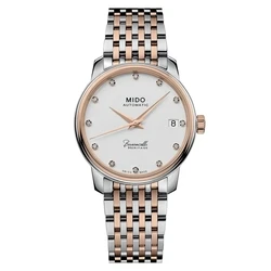 Γυναικείο Ρολόι Mido M027207220160 (33mm) Μεταλλικό Μπρασελέ Ασημί