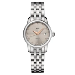 Γυναικείο Ρολόι Mido M039007110760 (25mm) Μεταλλικό Μπρασελέ Ασημί