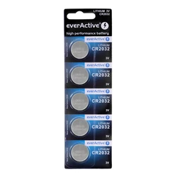 Μπαταρία Λιθίου everActive CR2032 - blister 5 pcs