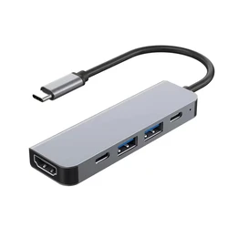 Docking Station ATC 5 σε 1 PD 100W Type-C HDTV USB2.0/3.0 4K 30HZ