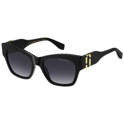 Γυναικεία Γυαλιά Ηλίου THE MARC JACOBS MARC 762/S 807 (54/19/140) - Κοκκάλινος Μαύρος Σκελετός, Γκρι Degraded Φακοί