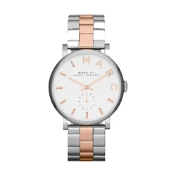 Γυναικείο Ρολόι Marc Jacobs Mbm3312 (36mm) Μεταλλικό Μπρασελέ Ασημί