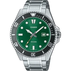 CASIO MDV-107D-3A2VDF Ανδρικό Ρολόι Quartz Ανοξείδωτο Ατσάλι 49,5 mm