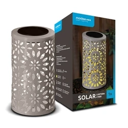 Modee Lighting Ηλιακό Φαναράκι Γκρι LT009 H18xD10cm