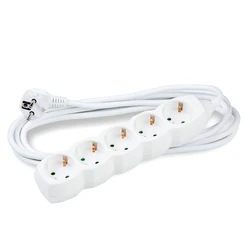 Technik Πολύπριζο 5 Θέσεων 1,5mm2 Λευκό 3m