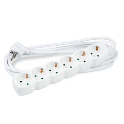 Technik Πολύπριζο 6 Θέσεων 1,5mm2 Λευκό 3m