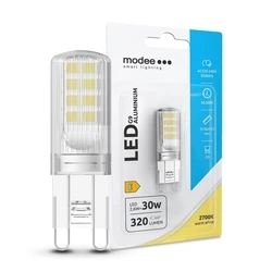 Modee Lighting Λάμπα LED G9 Αλουμινίου 2,6W 2700K 320 lumen ERP B1