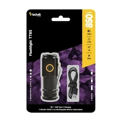 Technik Rechargeable Flashlight TT85 3xP35 LED 850lm