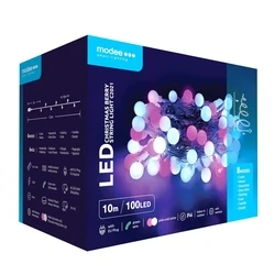 Modee Christmas LED Λαμπάκια Τύπου Berry με Βύσμα Ροζ και Ψυχρό