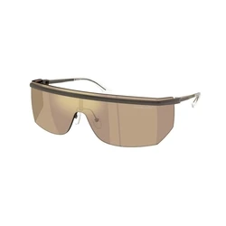 Michael Kors Palisades MK1169-10027P Ανδρικά Γυαλιά Ηλίου - Ματ Gunmetal Μεταλλικό Σκελετό, Γκρι Husk Mirror Φακοί, 145/00/115 mm