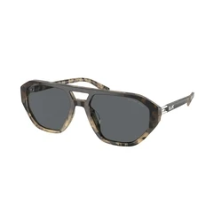 Michael Kors Zurich Ανδρικά Γυαλιά Ηλίου MK2219U 394287 - Καφέ Ταρταρούγα Κοκκάλινο Σκελετός, Γκρι Φακοί 57/18/145