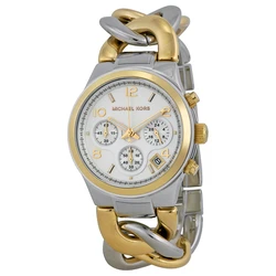 Γυναικείο Ρολόι Michael Kors Mk3199 (37mm) Μεταλλικό Μπρασελέ Ασημί