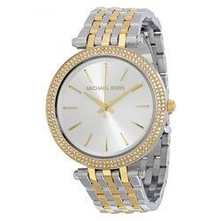Γυναικείο Ρολόι Michael Kors Mk3215 (39mm) Μεταλλικό Μπρασελέ Ασημί