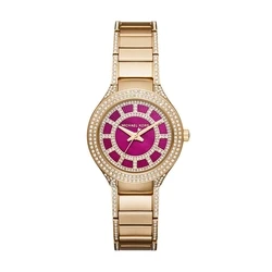 Γυναικείο Ρολόι Michael Kors Mk3442 (33mm) Μεταλλικό Μπρασελέ Ροζ