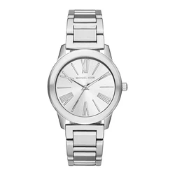 Γυναικείο Ρολόι Michael Kors Mk3489 (38mm) Μεταλλικό Μπρασελέ Ασημί