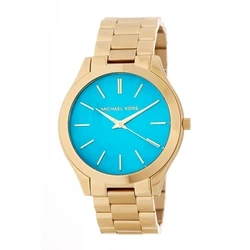Γυναικείο Ρολόι Michael Kors Mk3492 (42mm) Μεταλλικό Μπρασελέ Χρυσό