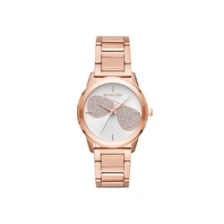 Γυναικείο Ρολόι Michael Kors Mk3673 (38mm) Μεταλλικό Μπρασελέ Ροζ Χρυσό