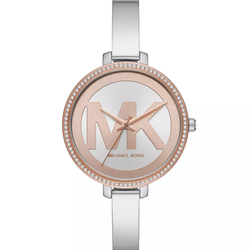 Γυναικείο Ρολόι Michael Kors Mk4546 (36 mm) Μεταλλικό Μπρασελέ Ασημί