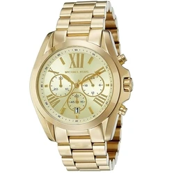 Γυναικείο Ρολόι Michael Kors Mk5605 (40mm) Μεταλλικό Μπρασελέ Χρυσό