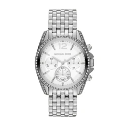 Γυναικείο Ρολόι Michael Kors Mk5834 (39mm) Μεταλλικό Μπρασελέ Ασημί