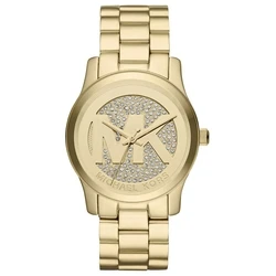 Γυναικείο Ρολόι Michael Kors Mk5852 (38mm) Μεταλλικό Μπρασελέ Χρυσό