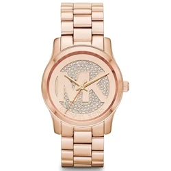 Γυναικείο Ρολόι Michael Kors Mk5853 (38mm) Μεταλλικό Μπρασελέ Ροζ