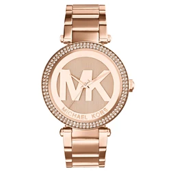Γυναικείο Ρολόι Michael Kors Mk5865 (39mm) Μεταλλικό Μπρασελέ Ροζ Χρυσό