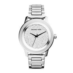 Γυναικείο Ρολόι Michael Kors Mk5996 (42mm) Μεταλλικό Μπρασελέ Ασημί