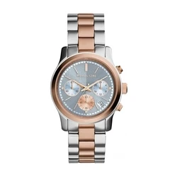 Γυναικείο Ρολόι Michael Kors Mk6166 (38mm) Μεταλλικό Μπρασελέ Ασημί
