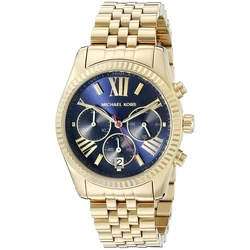 Γυναικείο Ρολόι Michael Kors Mk6206 (38mm) Μεταλλικό Μπρασελέ Χρυσό