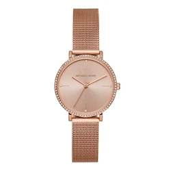 Γυναικείο Ρολόι Michael Kors Mk7122 (32mm) Μεταλλικό Μπρασελέ Ροζ