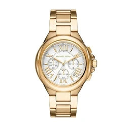 Γυναικείο Ρολόι Michael Kors Mk7270 (43mm) Μεταλλικό Μπρασελέ Χρυσό