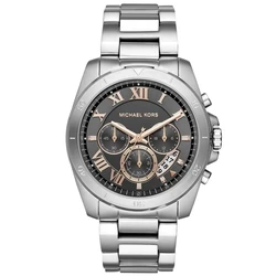 Michael Kors Brecken Ανδρικό Ρολόι 50mm - Ασημί (MK8609)