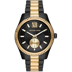 Ρολόι Unisex Michael Kors Mk8948 (45mm) Μεταλλικό Μπρασελέ Μαύρο
