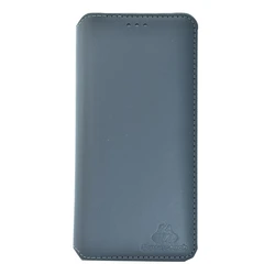 Θήκη Κινητού Powertech Slim Leather για Samsung J6 Plus 2018, γκρι