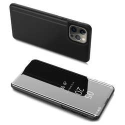 Θήκη Κινητού Powertech Clear View MOB-1664 για iPhone 13/13 Pro, μαύρη