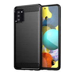 Θήκη Κινητού Powertech Carbon MOB-1727 για Samsung A03S, μαύρη
