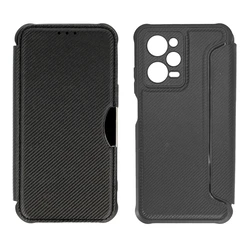 Θήκη Κινητού Powertech Razor Carbon MOB-1910, Xiaomi Note 12 Pro/X5 Pro, μαύρη