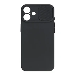 Θήκη Κινητού Powertech Camshield Soft MOB-1989 για iPhone 16 Plus, Μαύρη
