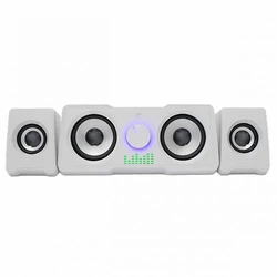 Ηχεία Υπολογιστή White Shark RGB Gaming 2.2 MOOD White