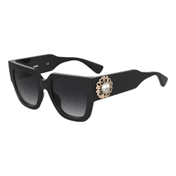 Moschino Γυναικεία Γυαλιά Ηλίου MOS153/S 807 – Μαύρος κοκάλινος σκελετός, γκρι degraded φακοί, 52/20/140