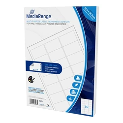 Αυτοκόλλητες Ετικέτες MediaRange MRINK148, 63.5x38.1mm, 1050τμχ