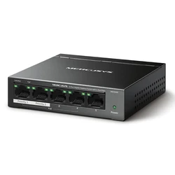 Network Switch Mercusys Desktop MS105GP, 5x 10/100/1000 Mbps, PoE+, Ver. 1.0