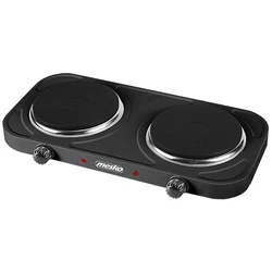 Επιτραπέζια Εστία Mesko STOVE TWO BURNER 2000W