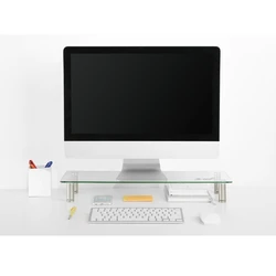 Βάση Monitor Gembird Glass Medium