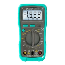 PROSKIT Digital Multimeter MT-1210 — AC/DC, True RMS, Buzzer